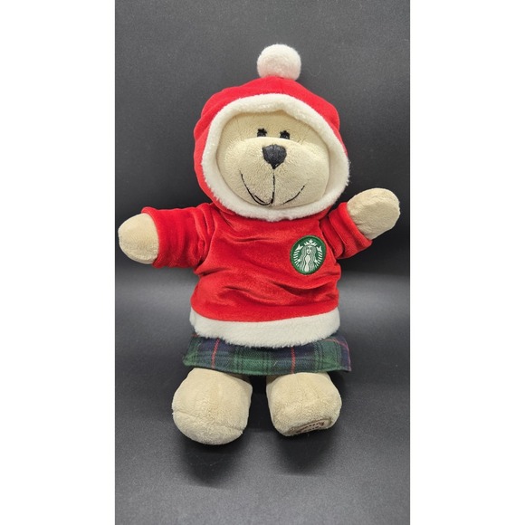 Starbucks Other - Starbucks China Holiday Santa Bearista 2018 Red Christmas‎ Bear Plush